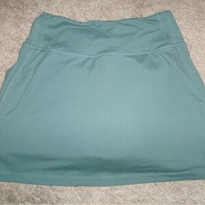Women's sage green athletic skirt